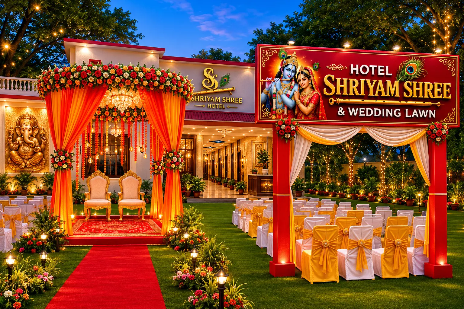 Best Marriage Lawn near Chhata Meel Lucknow Banquet Hall
